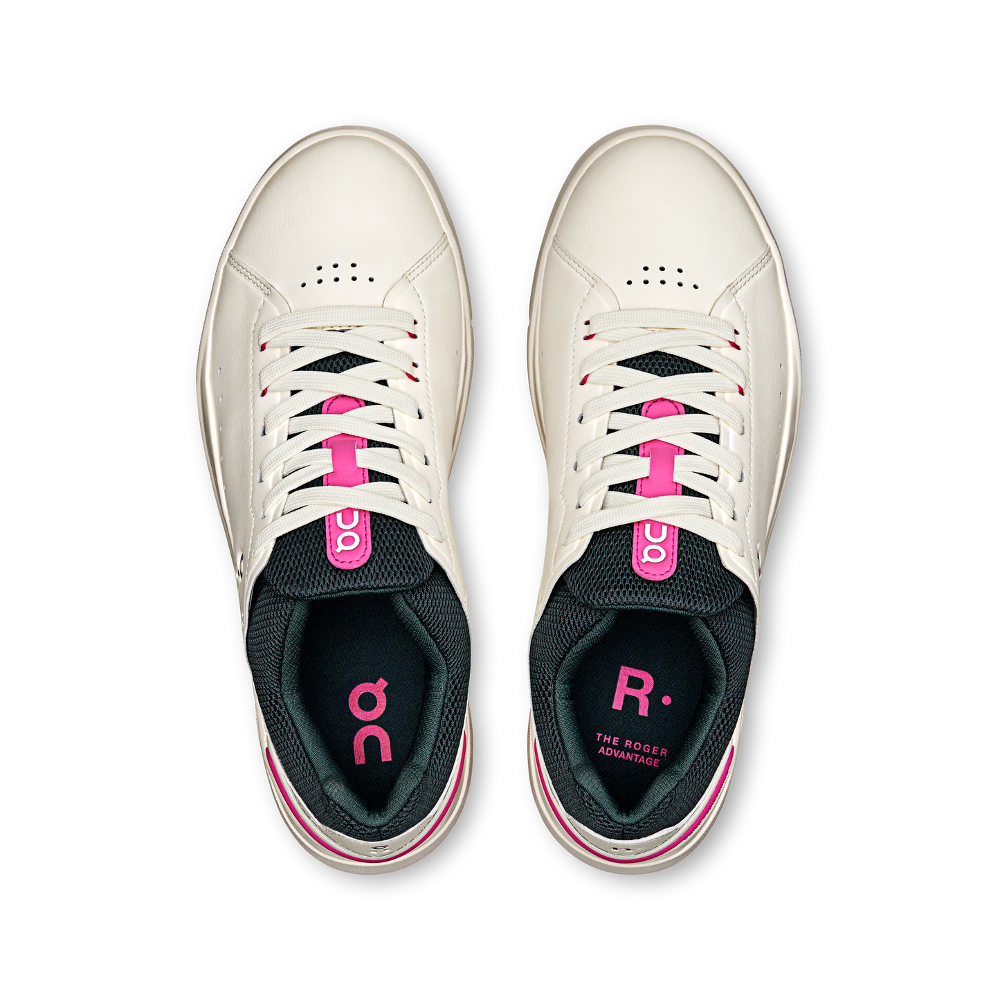 On Running Women's The Roger Advantage Shoes - Ivory / Pink