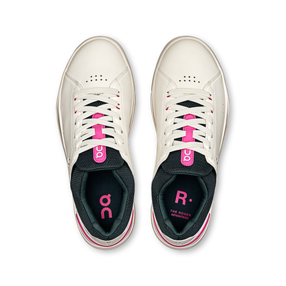 On Running Women's The Roger Advantage Shoes - Ivory / Pink - Shopsportive