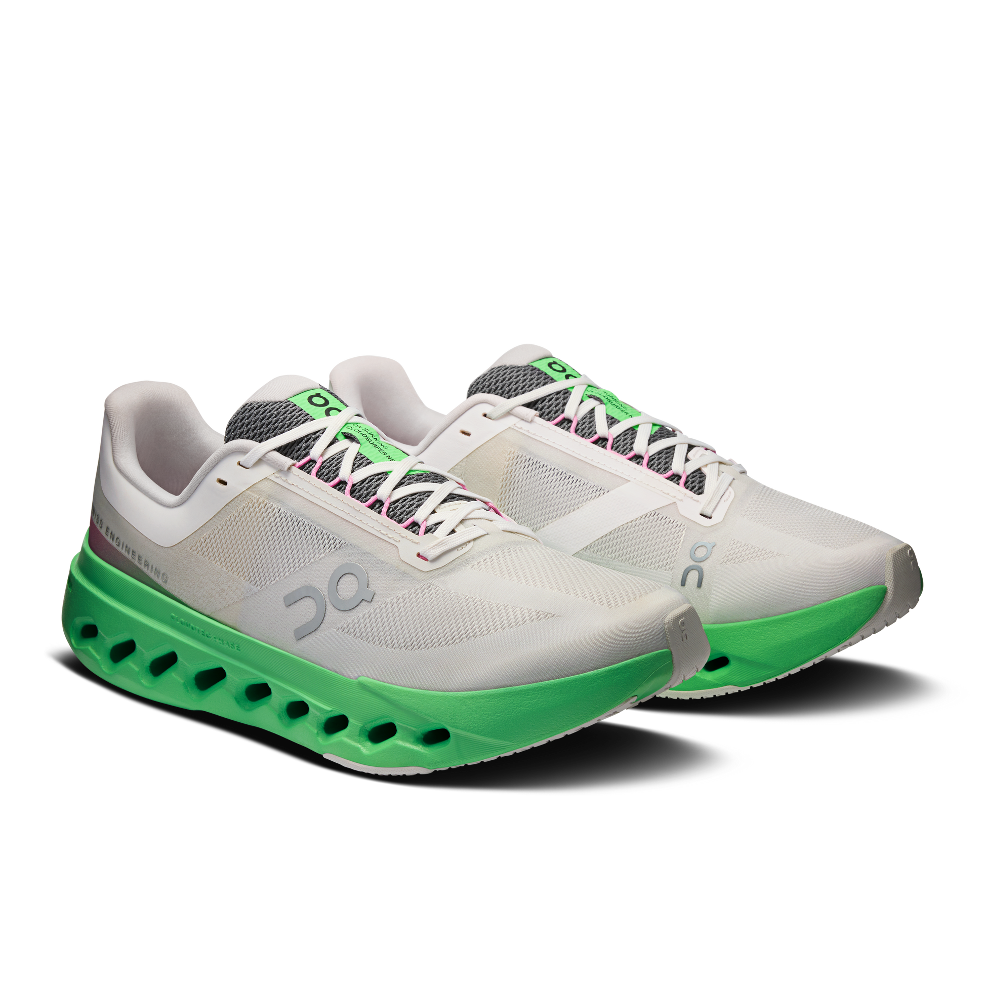 On Running Men's Cloudsurfer Next Shoes - Wolf / Honeydew - Shopsportive