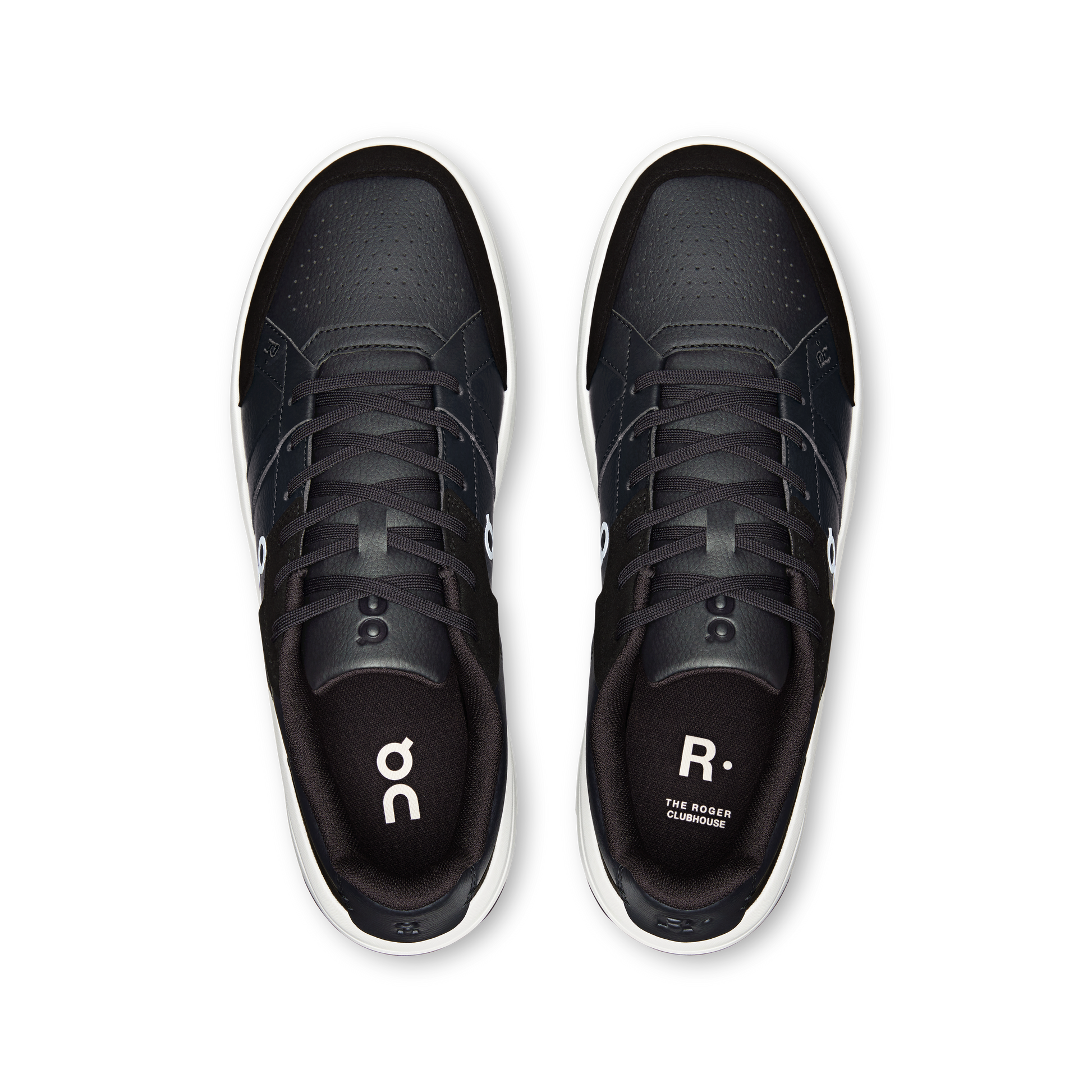 On Running Men's The Roger Clubhouse Shoes - Black / White - Shopsportive
