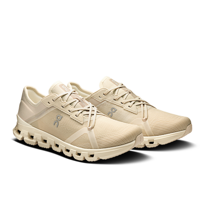 On Running Men's Cloud X 4 Ad Shoes - Pelican / Ghost - Shopsportive