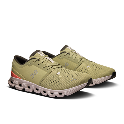 On Running Men's Cloud X 4 Shoes - Caper / Salmon - Shopsportive