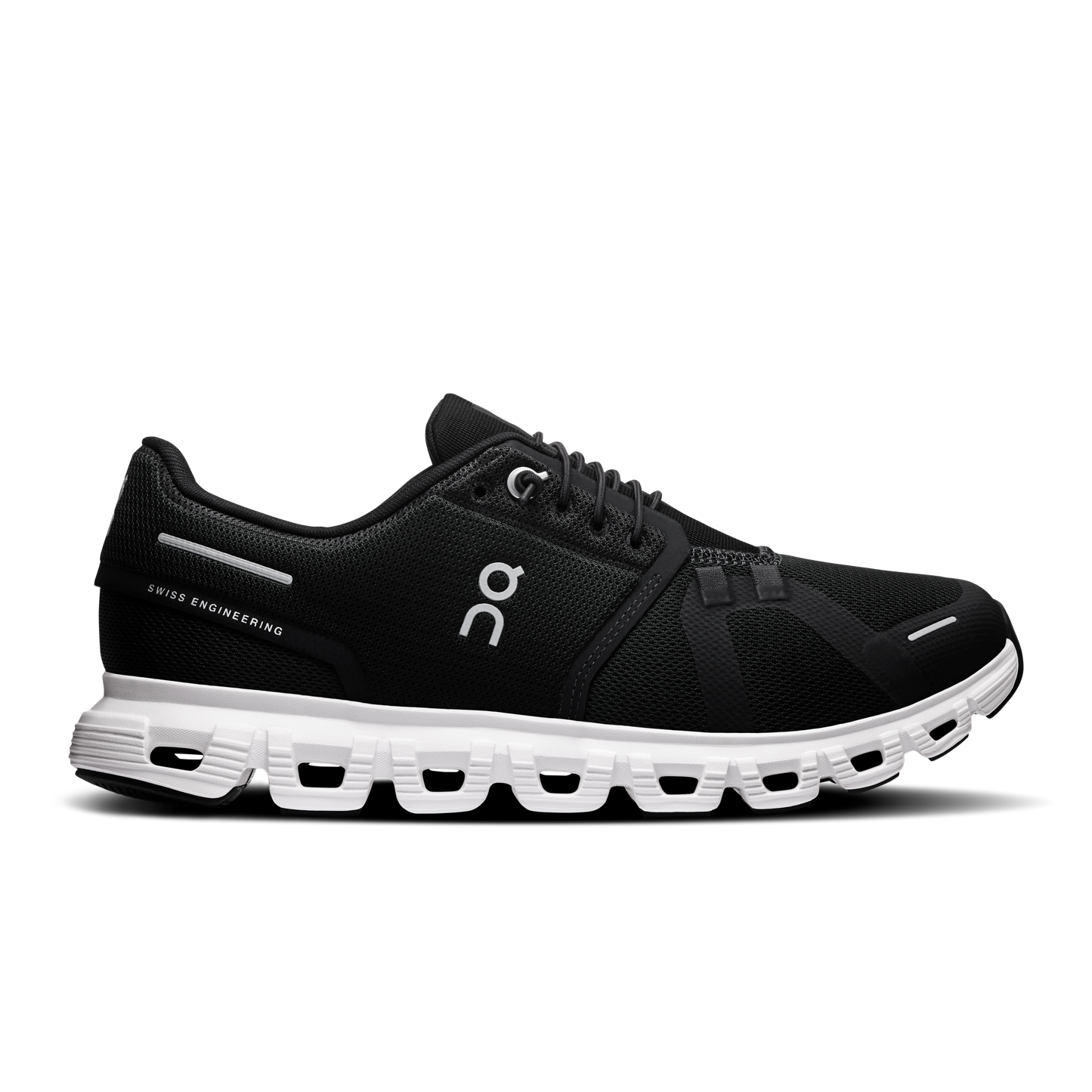 On Running Women's Cloud 6 Wide Shoes - Black / White - Shopsportive