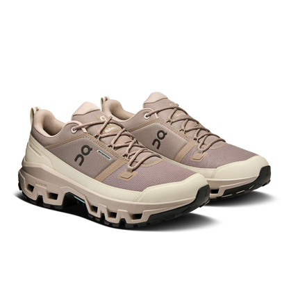 On Running Men's Cloudrock Low Waterproof Shoes - Cinder / Fog - Shopsportive