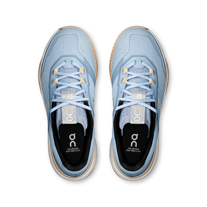 On Running Women's The Roger Advantage Pro Clay Shoes - Chambray / Blonde - Shopsportive