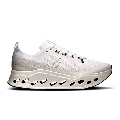 On Running Men's Cloudsurfer Max Wide Shoes - White / White - Shopsportive