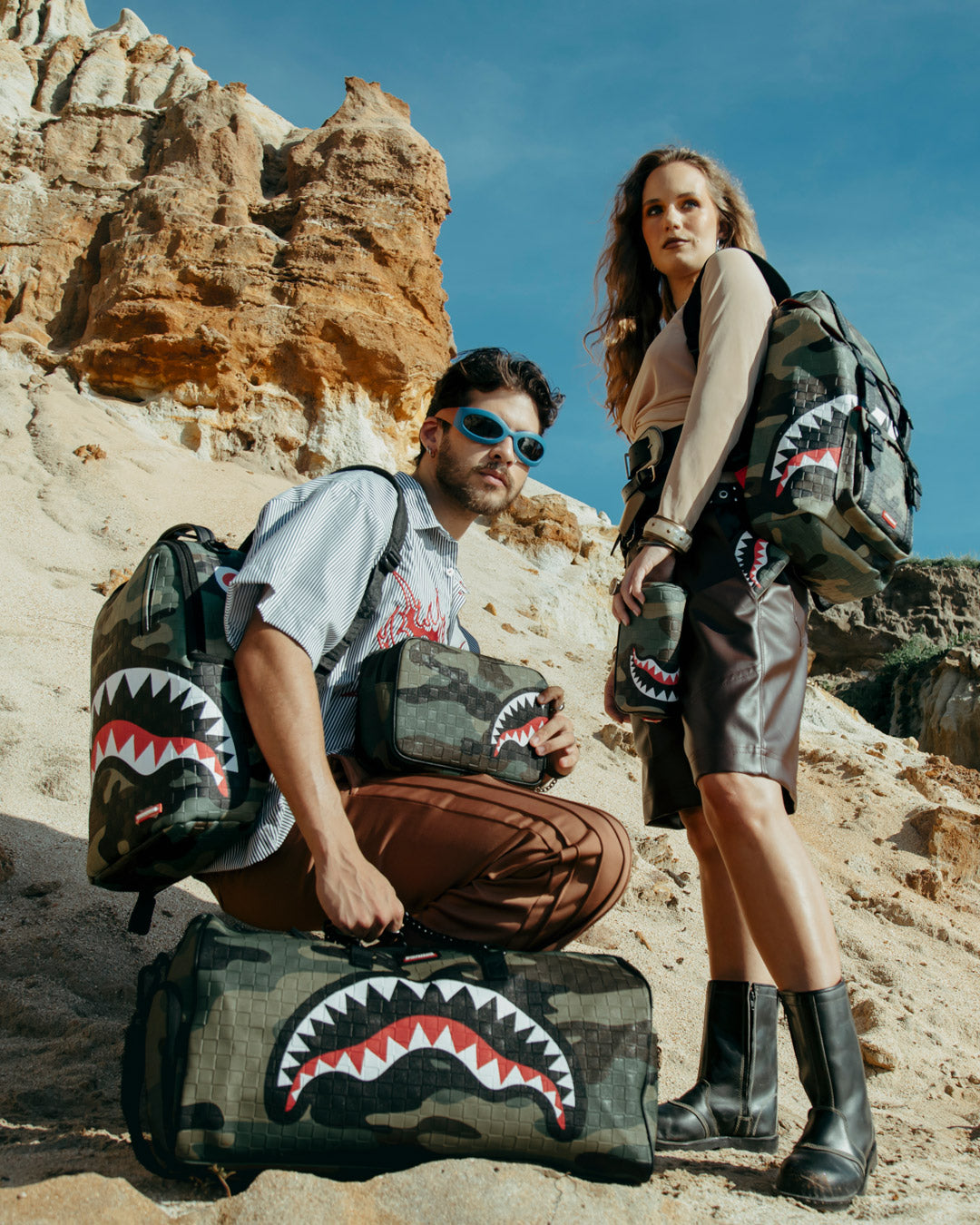 Sprayground Camorich Royale Backpack Bag - Shopsportive