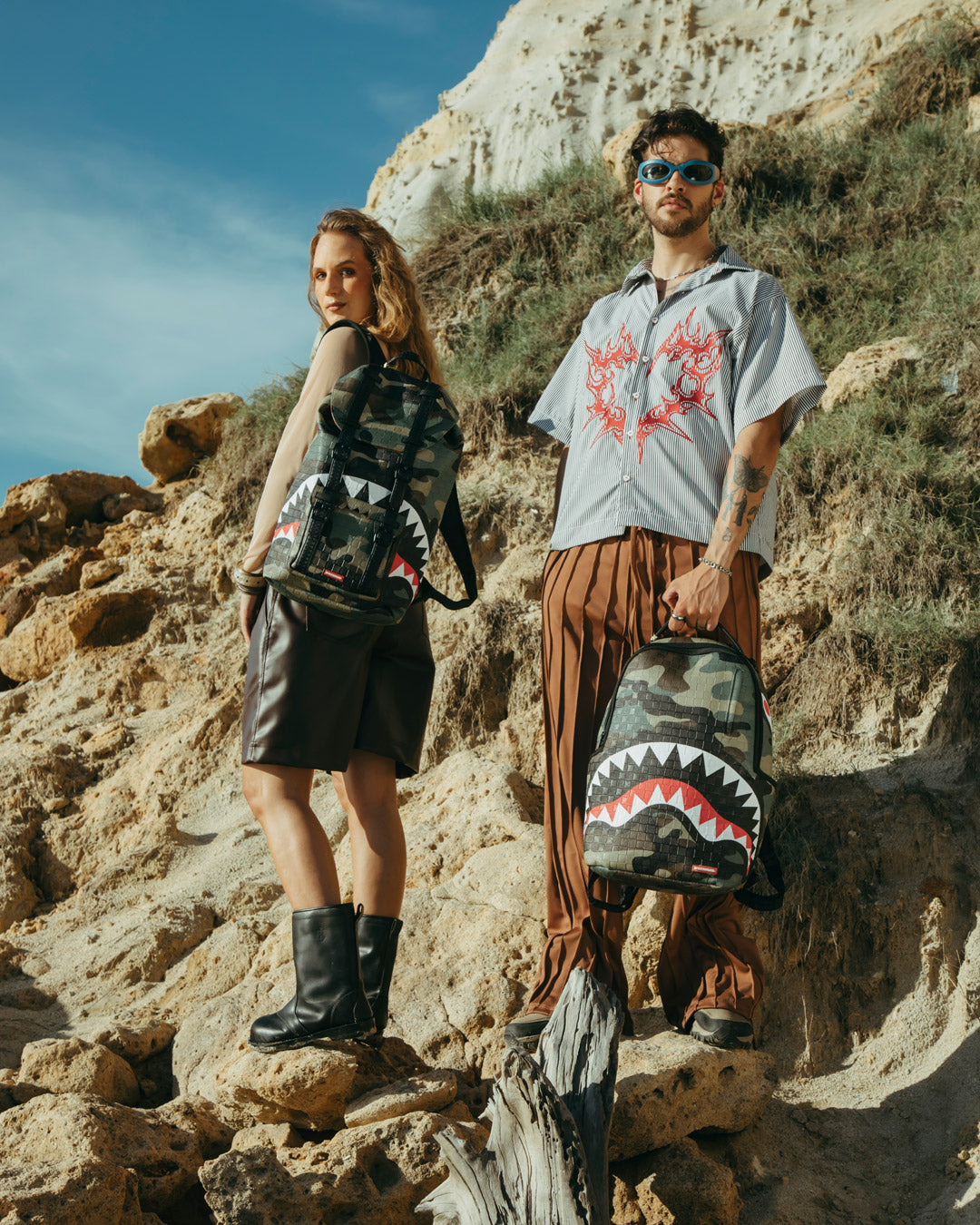 Sprayground Camorich Royale Backpack Bag - Shopsportive