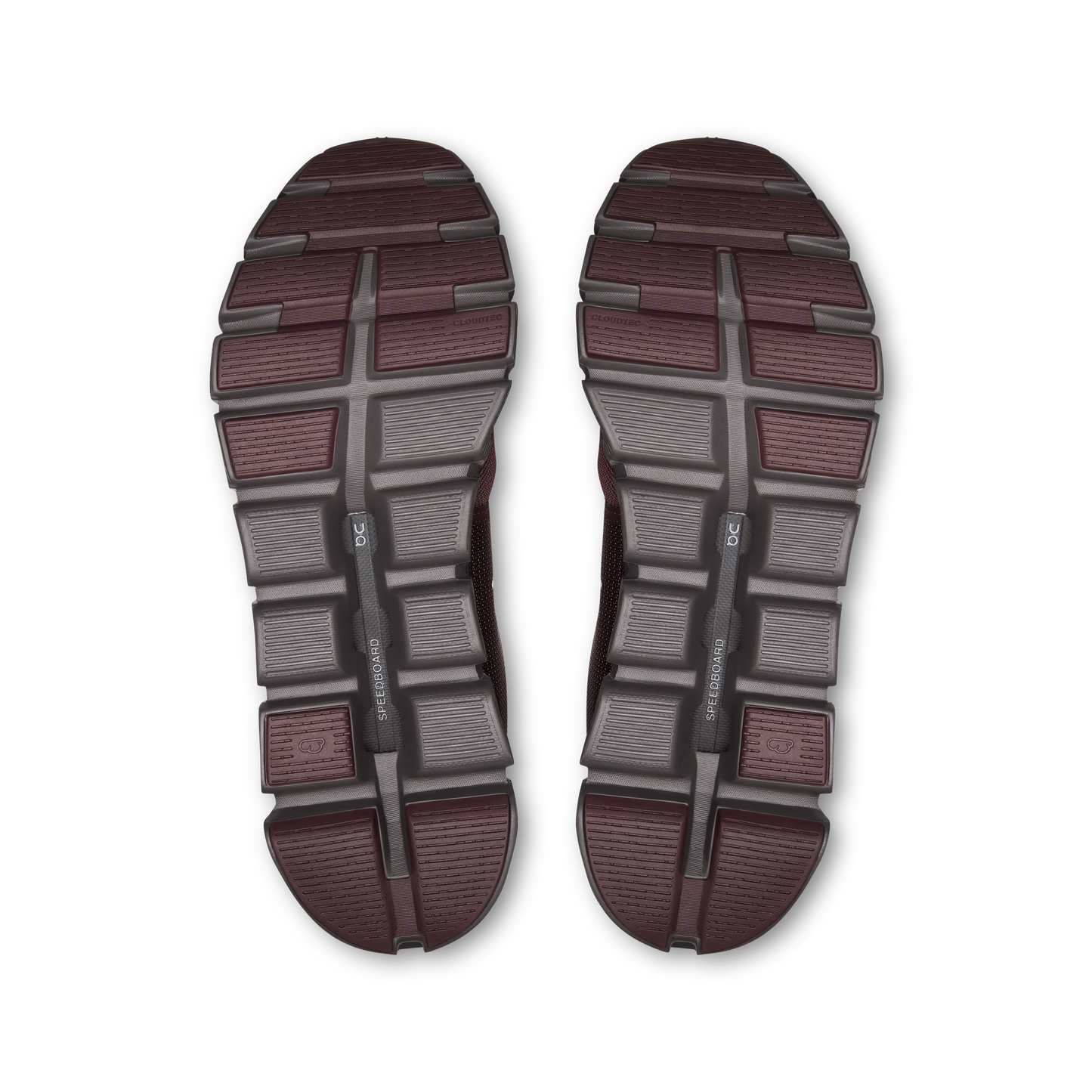 On Running Men's Cloud 6 Shoes - Mulberry / Pebble - Shopsportive