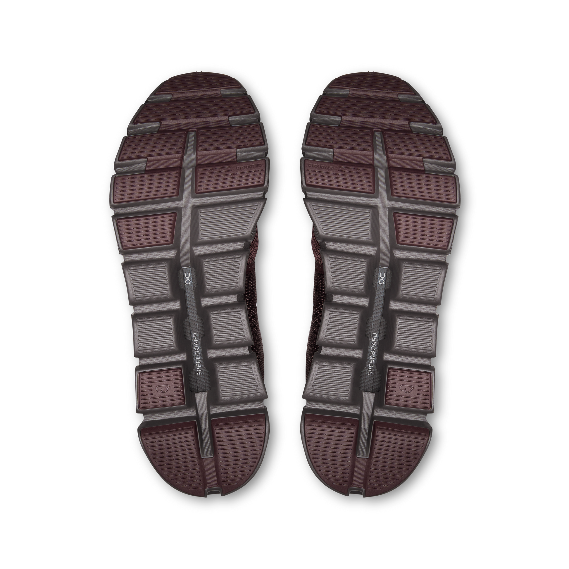 On Running Men's Cloud 6 Shoes - Mulberry / Pebble - Shopsportive