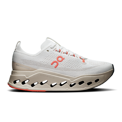 On Running Women's Cloudsurfer Max Shoes - Ivory / Salmon - Shopsportive