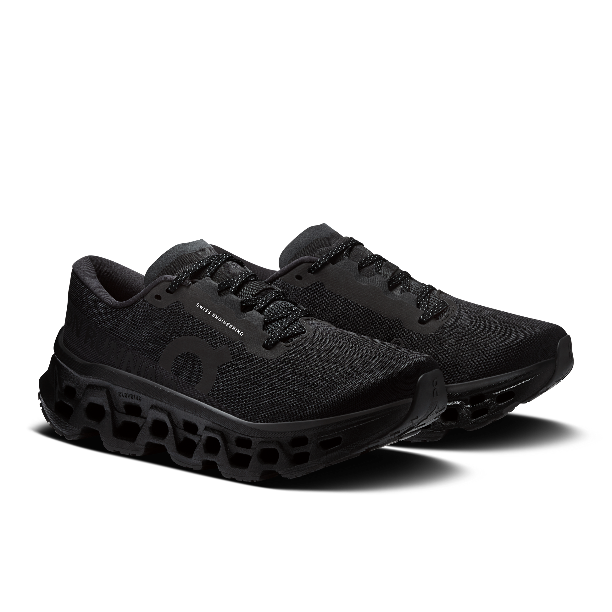 On Running Women's Cloudmonster 3 Wide Shoes - Black / Black - Shopsportive