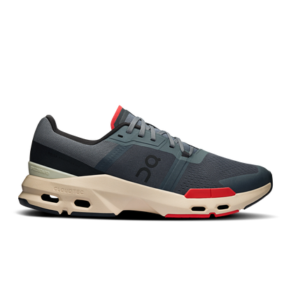 On Running Men's Cloudpulse Shoes - Stone / Red - Shopsportive