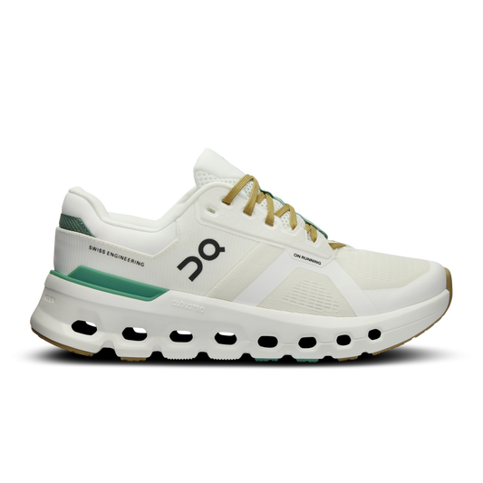 On Running Women's Cloudrunner 2 Shoes - White / Green - Shopsportive