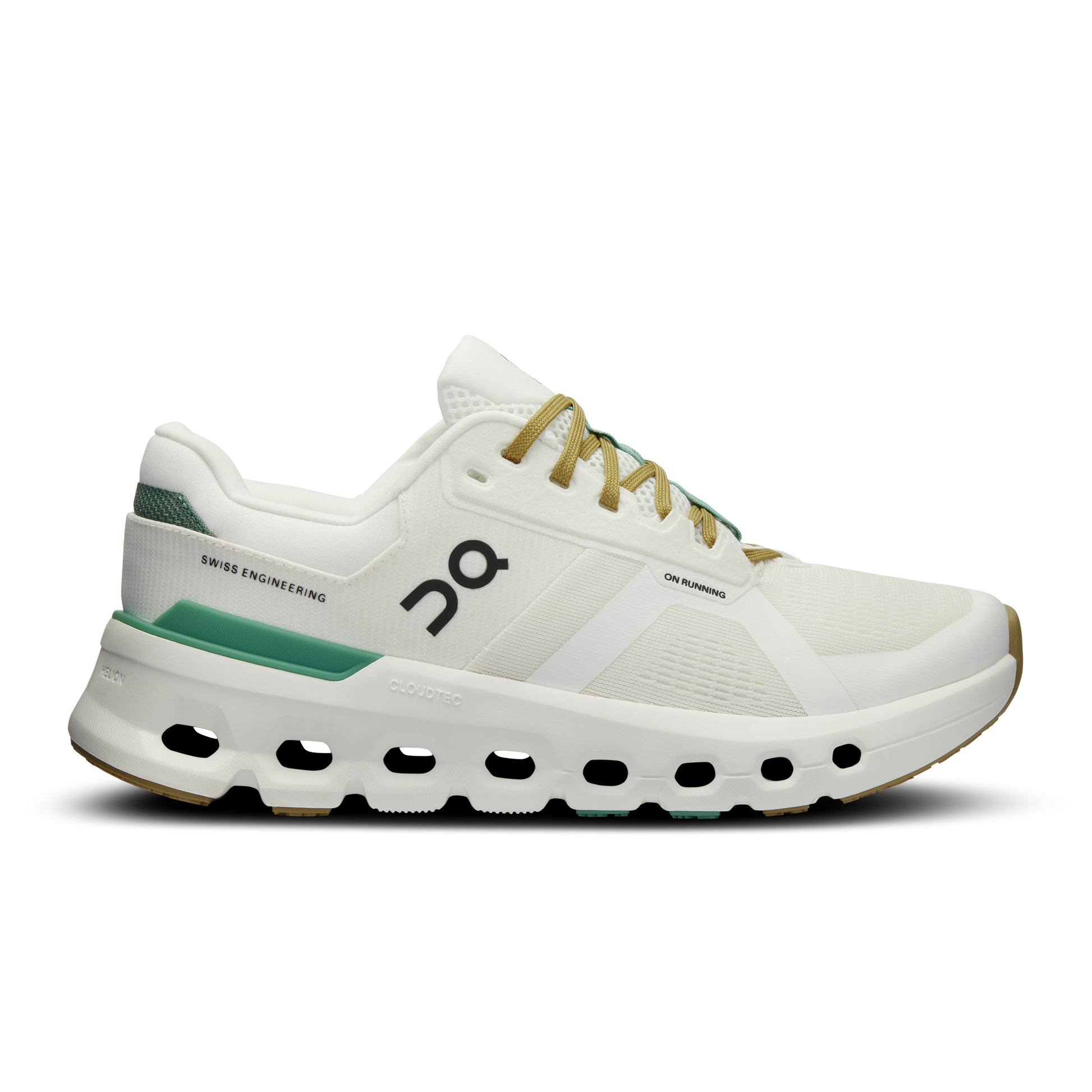 On Running Women's Cloudrunner 2 Shoes - White / Green - Shopsportive