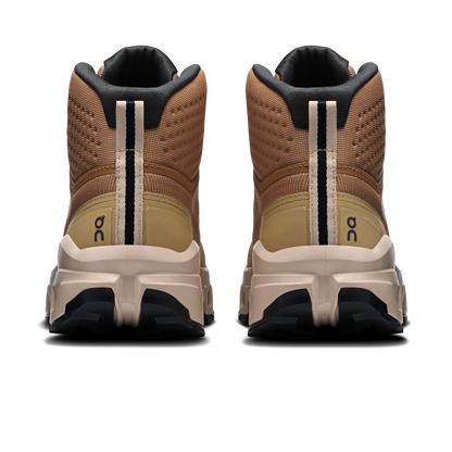 On Running Women's Cloudrock Mid Waterproof Shoes - Sphinx / Sand - Shopsportive