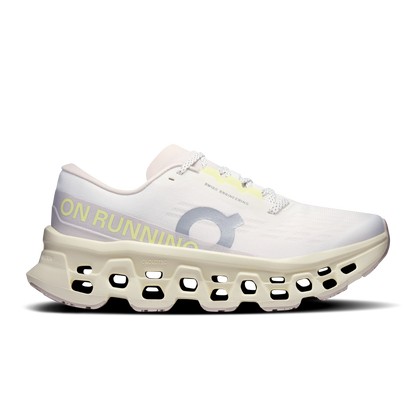 On Running Women's Cloudmonster 3 Shoes - Ivory / Seedling - Shopsportive