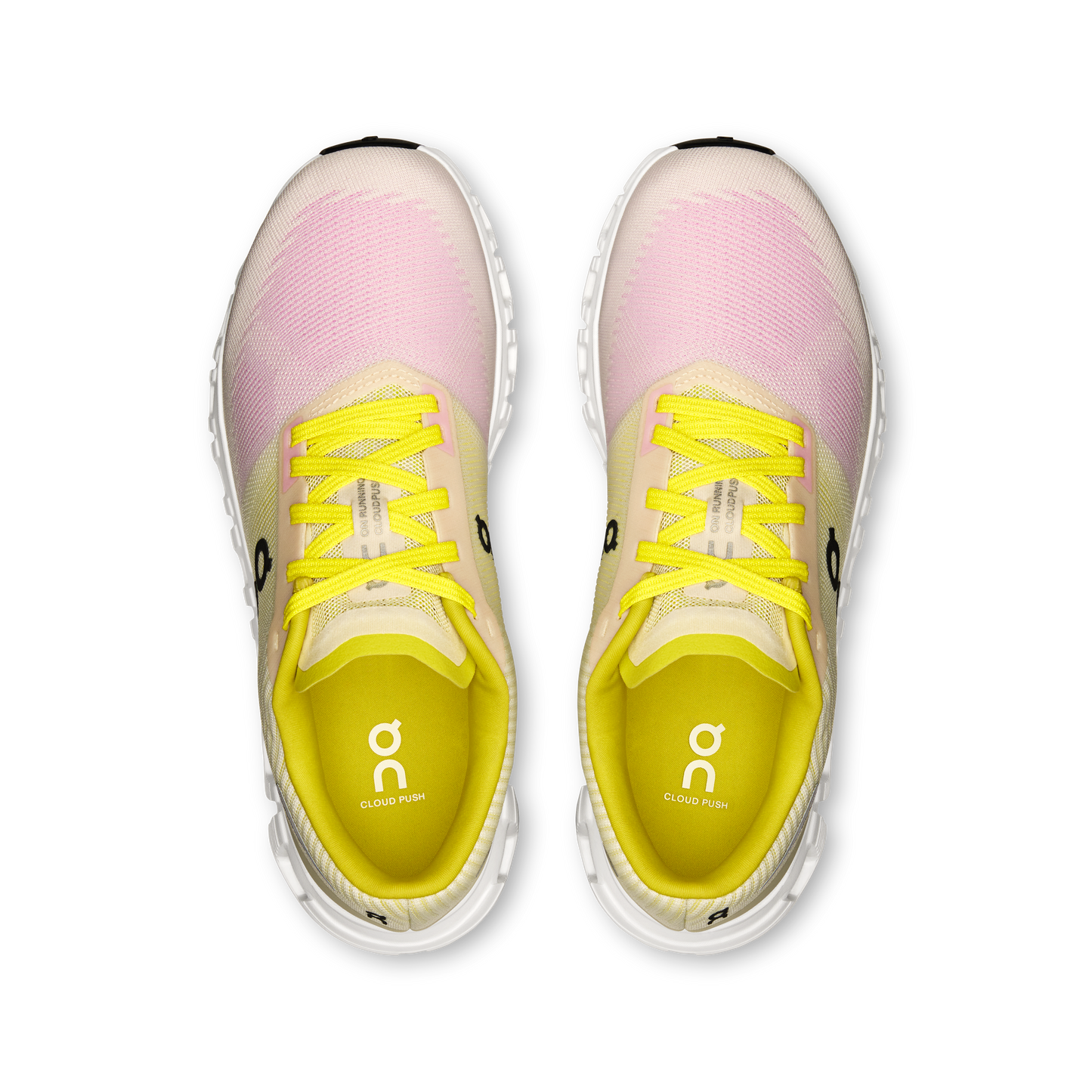 On Running Women's Cloud 6 Push Shoes - Petal / Lime - Shopsportive