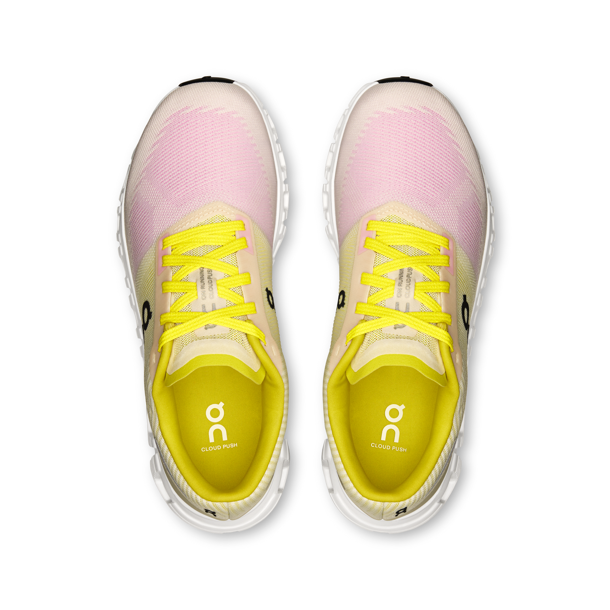 On Running Women's Cloud 6 Push Shoes - Petal / Lime - Shopsportive