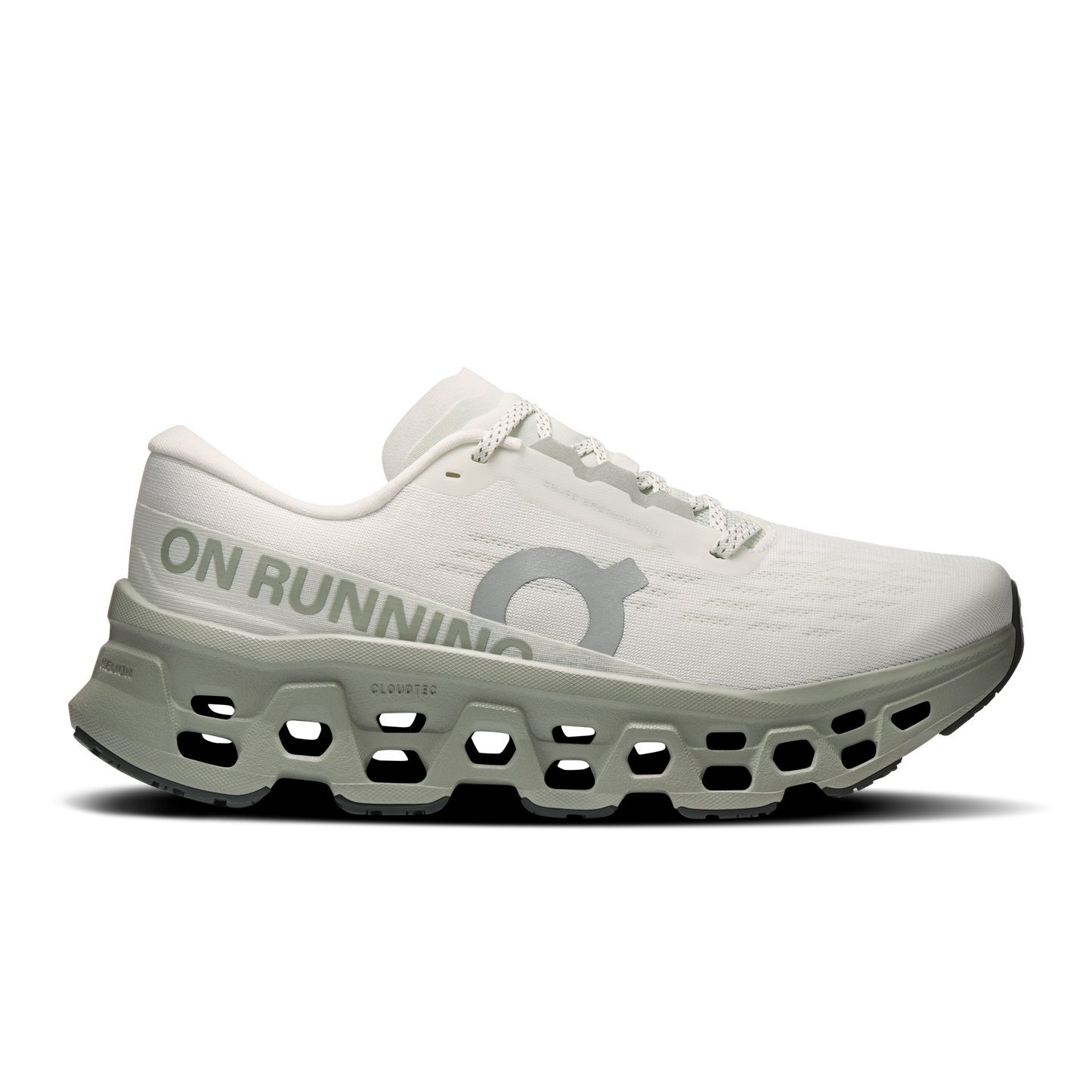 On Running Women's Cloudmonster 3 Shoes - Ivory / Tin - Shopsportive
