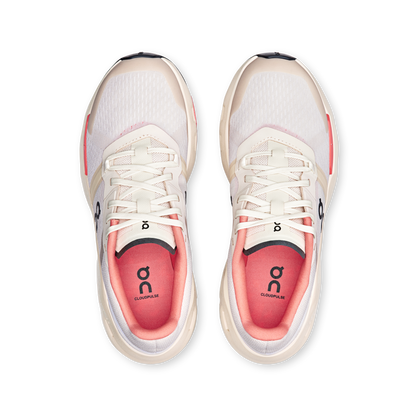 On Running Women's Cloudpulse Shoes - Cream / Salmon - Shopsportive