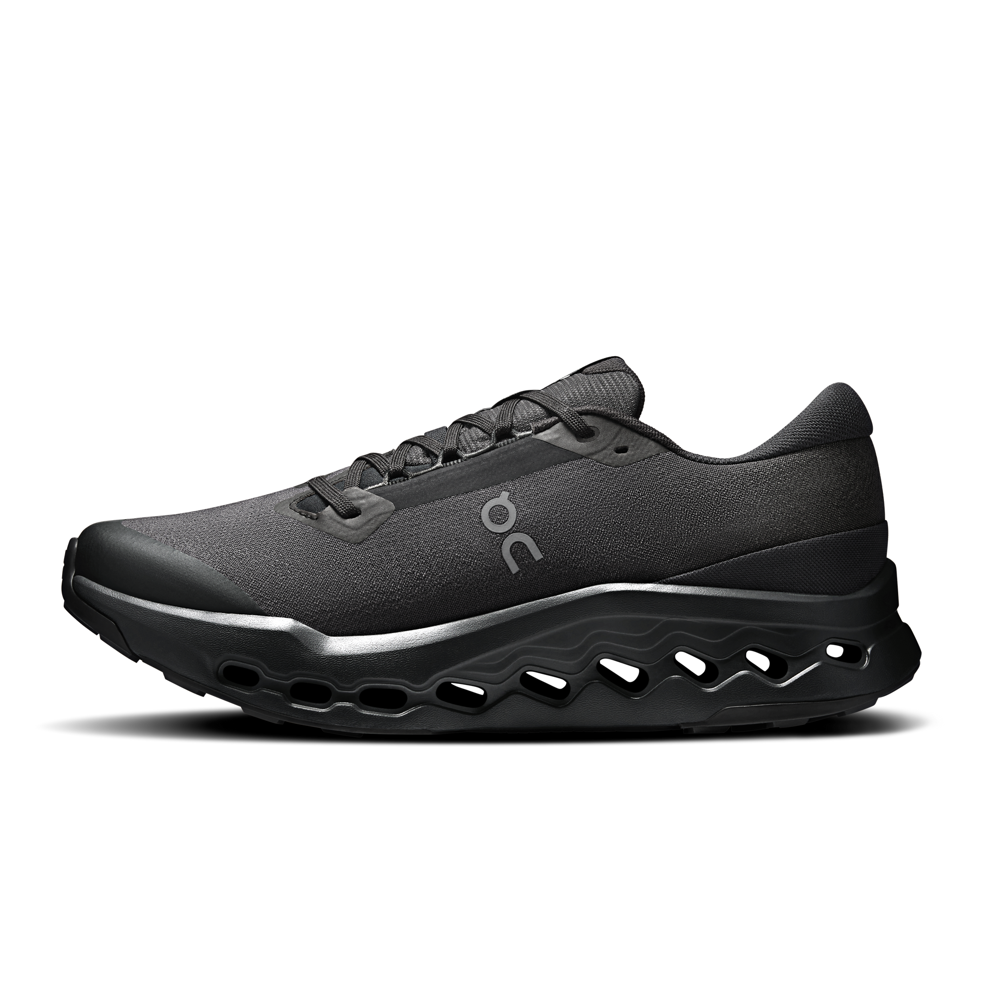 On Running Men's Cloudsurfer Trail 2 Waterproof Shoes - Black / Black - Shopsportive