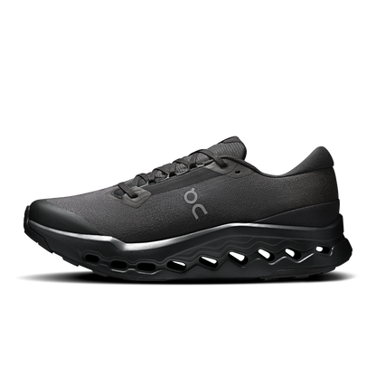On Running Men's Cloudsurfer Trail 2 Waterproof Shoes - Black / Black - Shopsportive