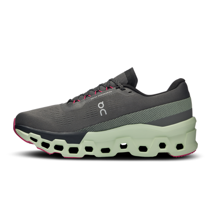On Running Men's Cloudmonster 2 Shoes - Asphalt / Lima - Shopsportive