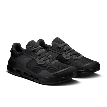 On Running Men's Cloudnova Rift Shoes - Black / Black