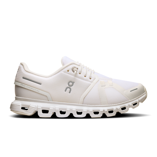 On Running Women's Cloud 6 Wide Shoes - White / White - Shopsportive