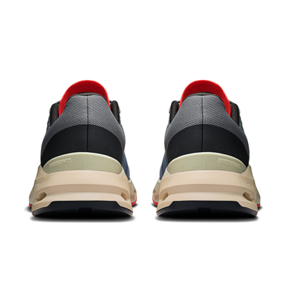 On Running Men's Cloudpulse Shoes - Stone / Red - Shopsportive