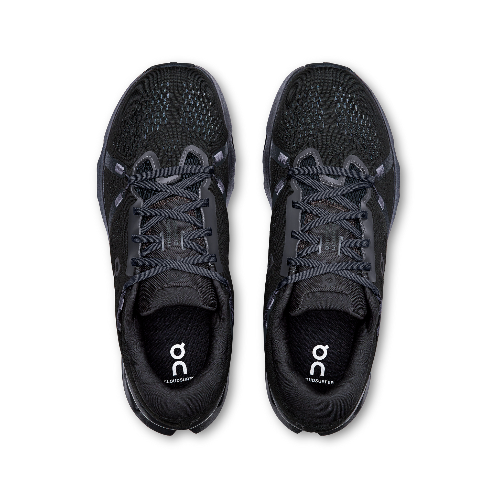 On Running Men's Cloudsurfer 2 Wide Shoes - Black / Black - Shopsportive