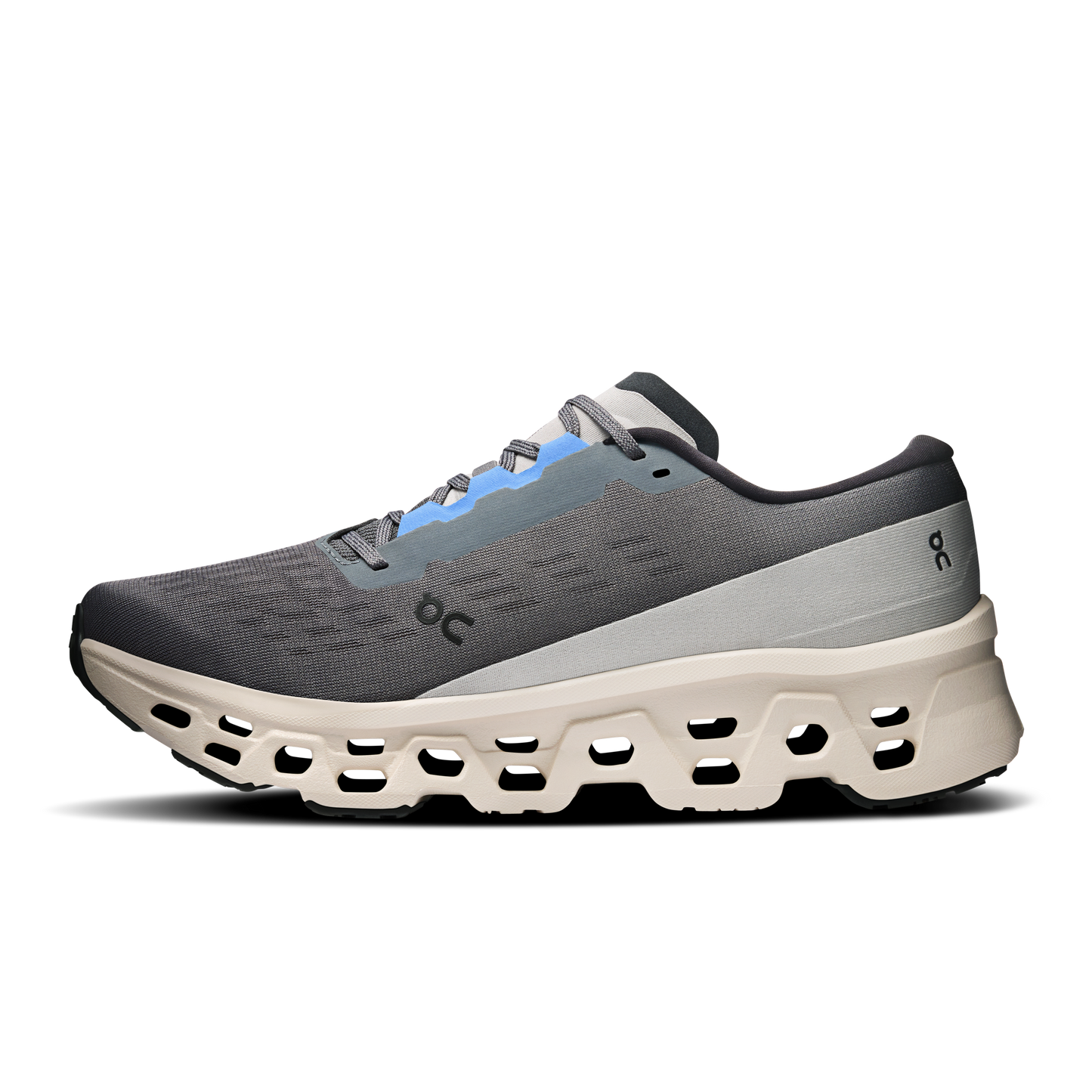 On Running Men's Cloudmonster 3 Shoes - Rock / Silver - Shopsportive