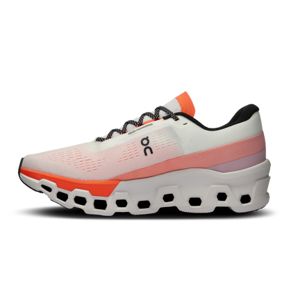 On Running Men's Cloudmonster 2 Shoes - White / Flame - Shopsportive