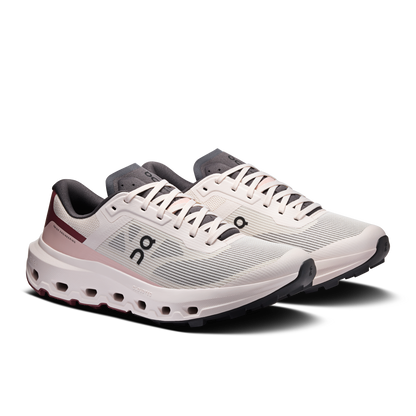 On Running Women's Cloudvista 3 Shoes - Oyster / Barberry - Shopsportive