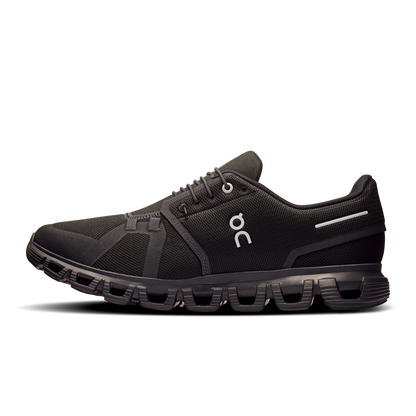 On Running Men's Cloud 6 Wide Shoes - Black / Black - Shopsportive