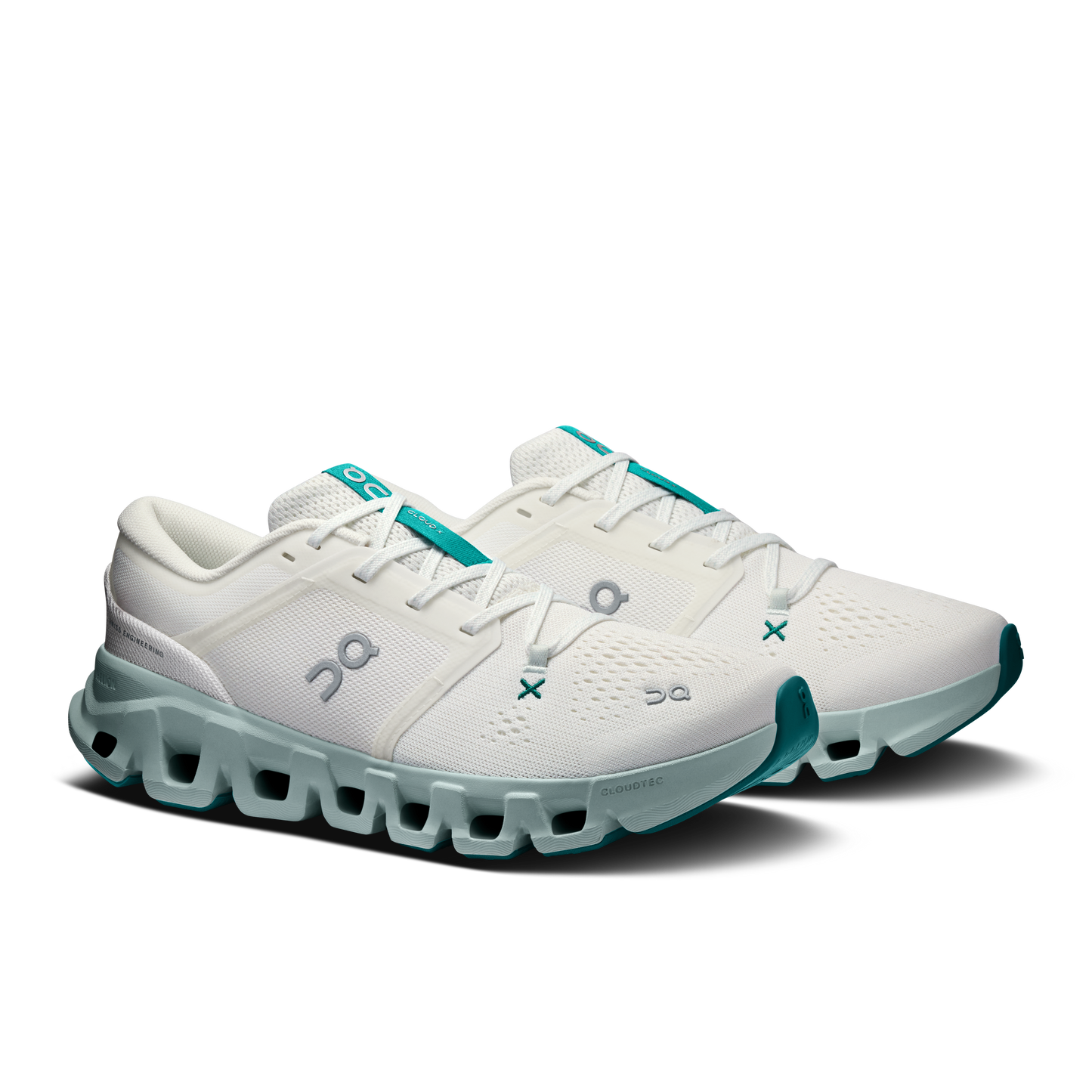 On Running Women's Cloud X 5 Shoes - Ivory / Surf - Shopsportive