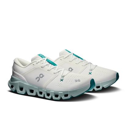 On Running Women's Cloud X 5 Shoes - Ivory / Surf - Shopsportive