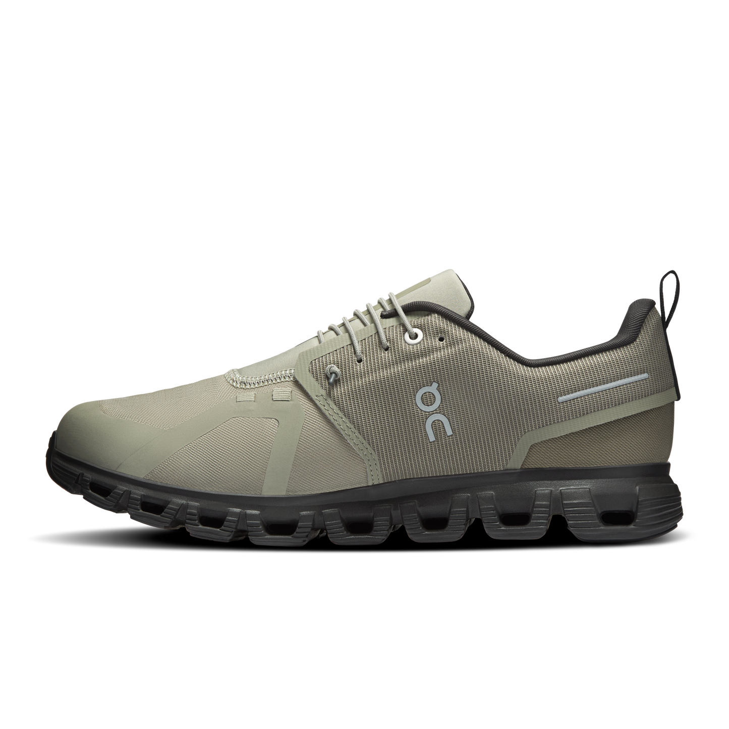 On Running Men's Cloud 6 Waterproof Shoes - Olive / Espresso