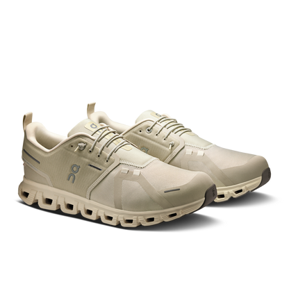 On Running Men's Cloud 6 Waterproof Shoes - Pelican / Ghost - Shopsportive