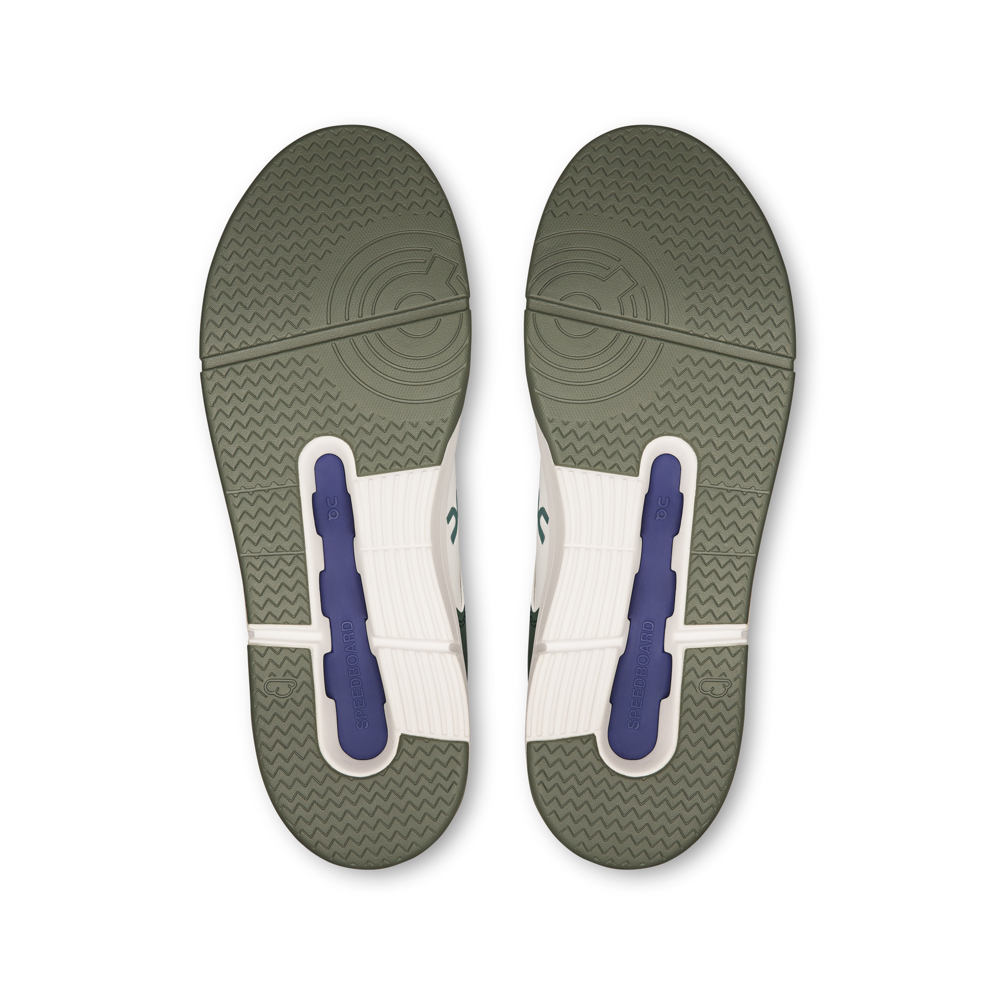 On Running Men's The Roger Clubhouse Shoes - White / Olive - Shopsportive