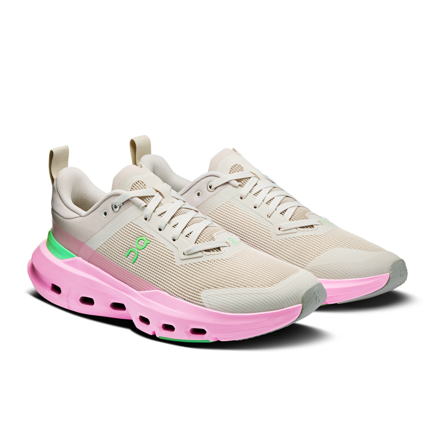 On Running Women's Cloudpulse Next Shoes - Silver / Honeydew - Shopsportive