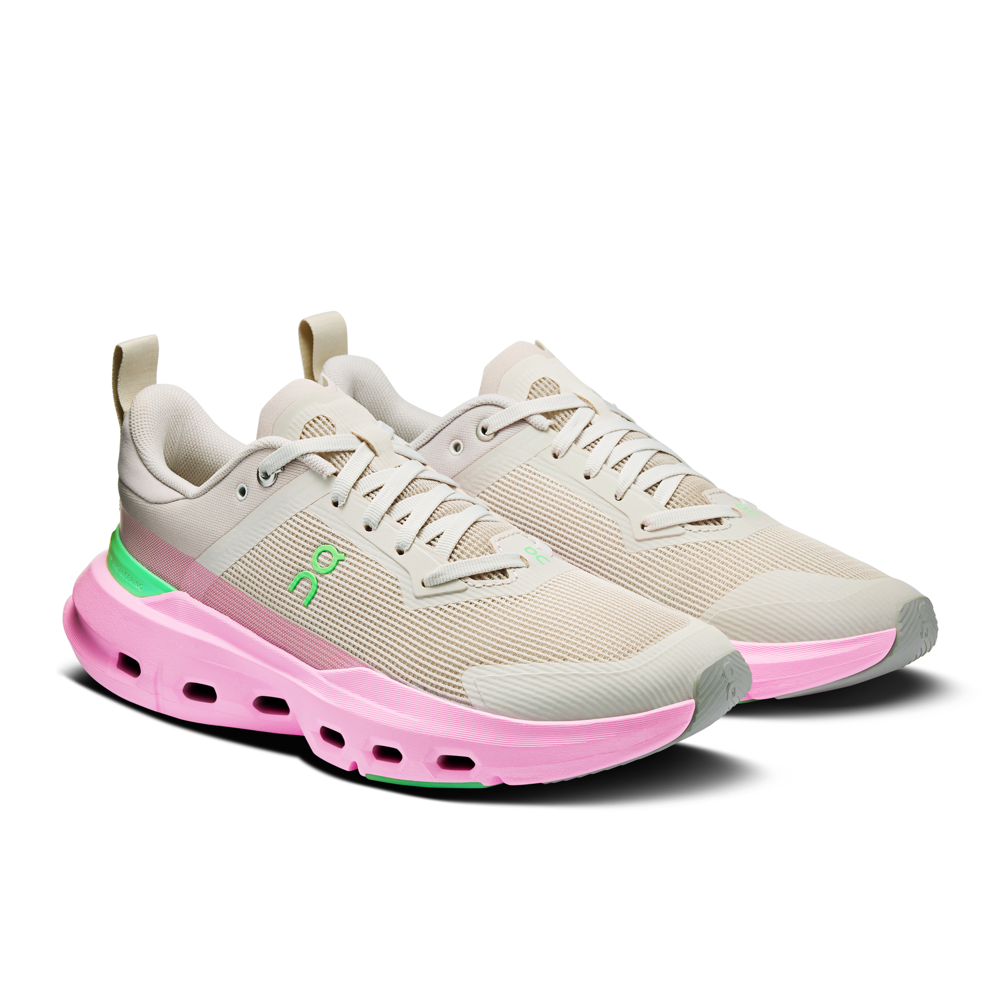 On Running Women's Cloudpulse Next Shoes - Silver / Honeydew - Shopsportive