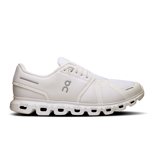 On Running Men's Cloud 6 Wide Shoes - White / White - Shopsportive