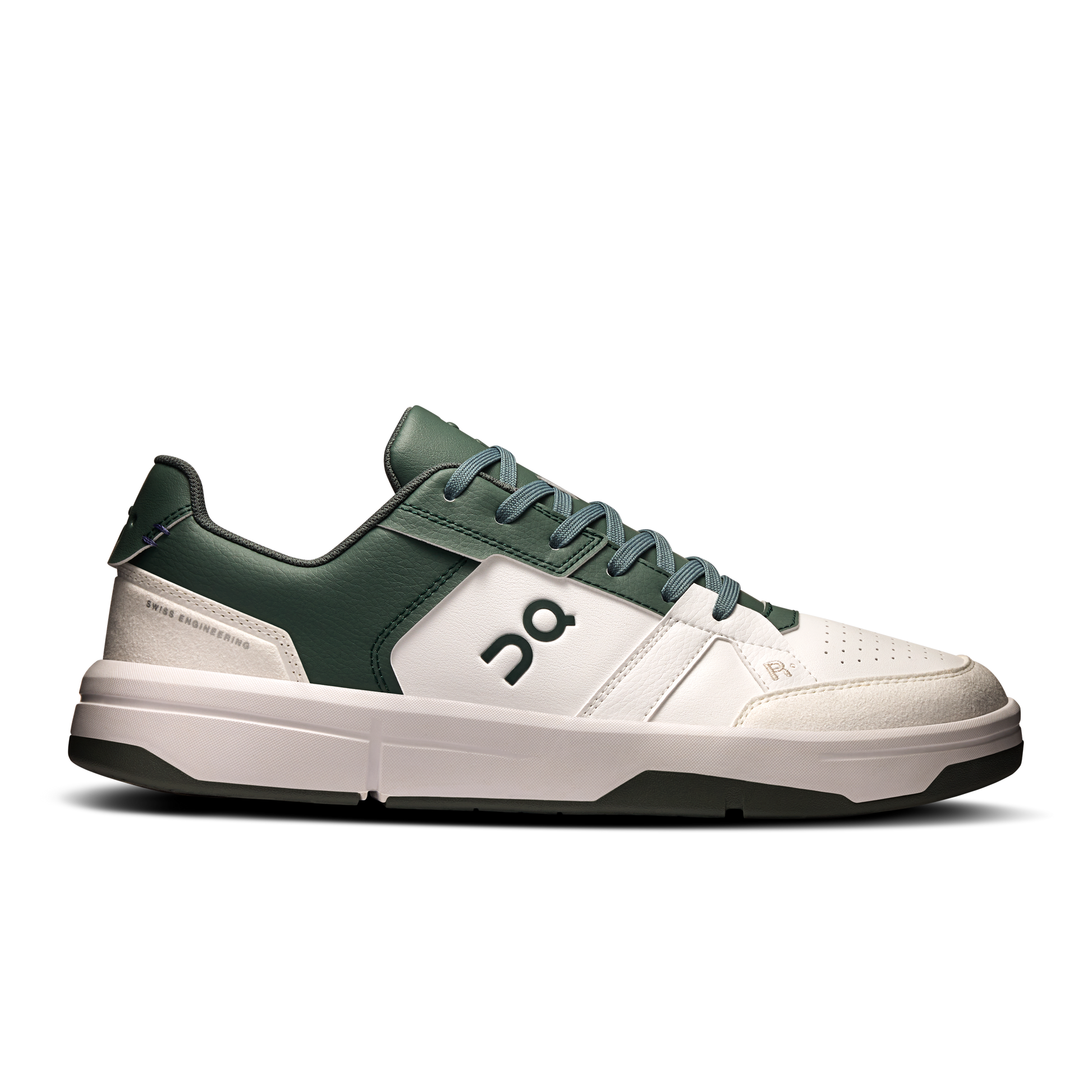 On Running Men's The Roger Clubhouse Shoes - White / Olive - Shopsportive