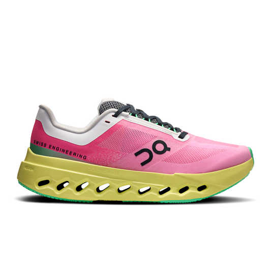 On Running Women's Cloudsurfer Next Shoes - Pink / Limelight - Shopsportive