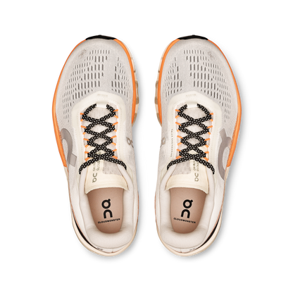 On Running Women's Cloudmonster 2 Shoes - Ivory / Tangerine - Shopsportive