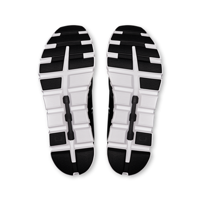 On Running Men's Cloud 6 Wide Shoes - Black / White - Shopsportive