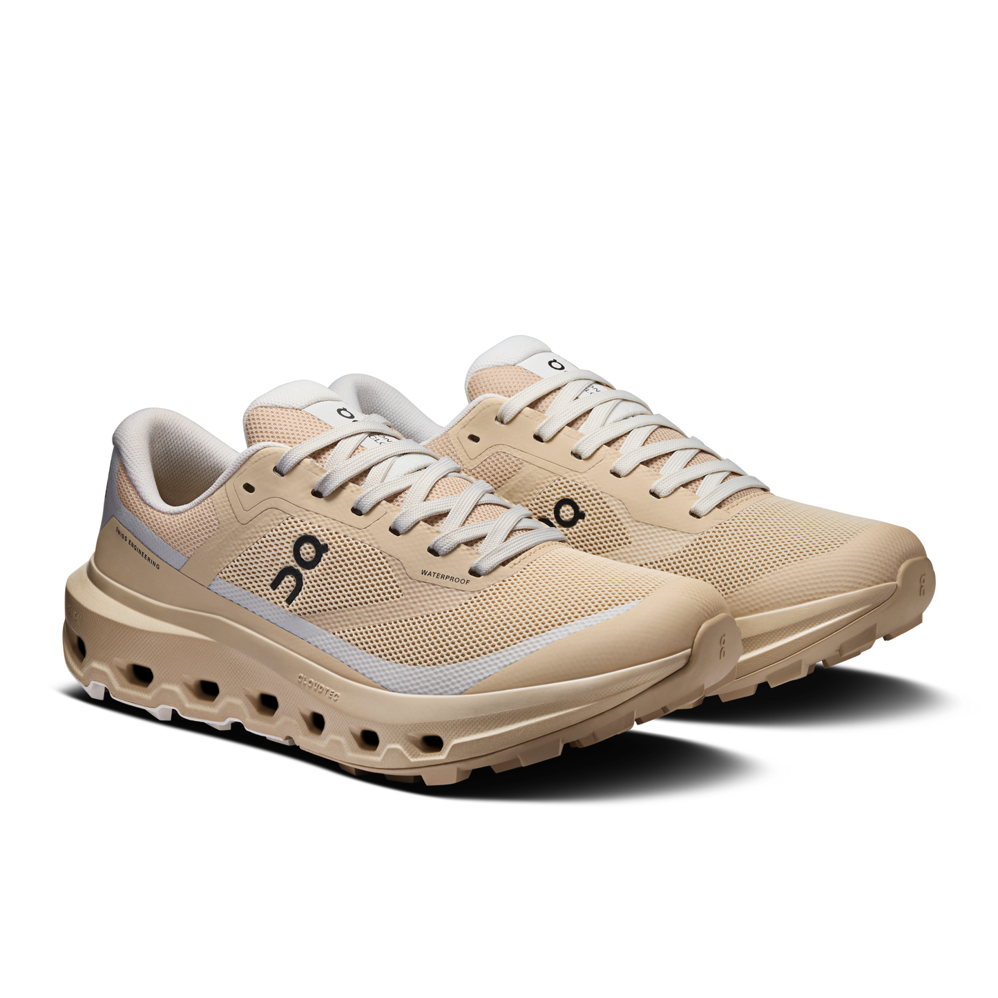 On Running Women's Cloudvista 3 Waterproof Shoes - Sand / Ice