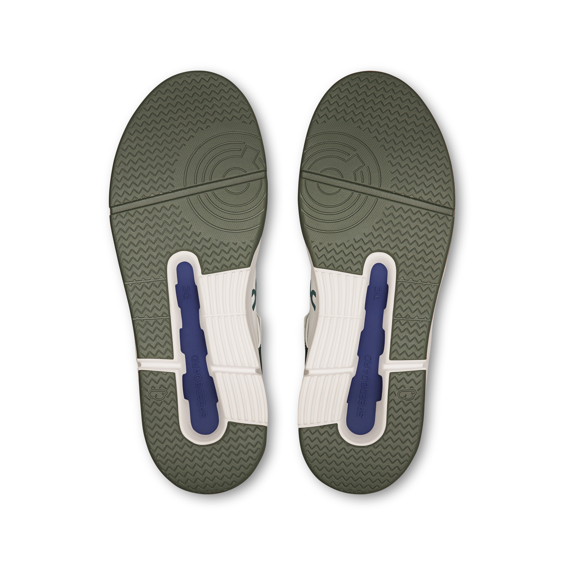 On Running Women's The Roger Clubhouse Shoes - White / Olive - Shopsportive